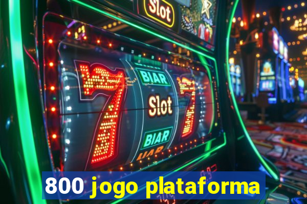 800 jogo plataforma